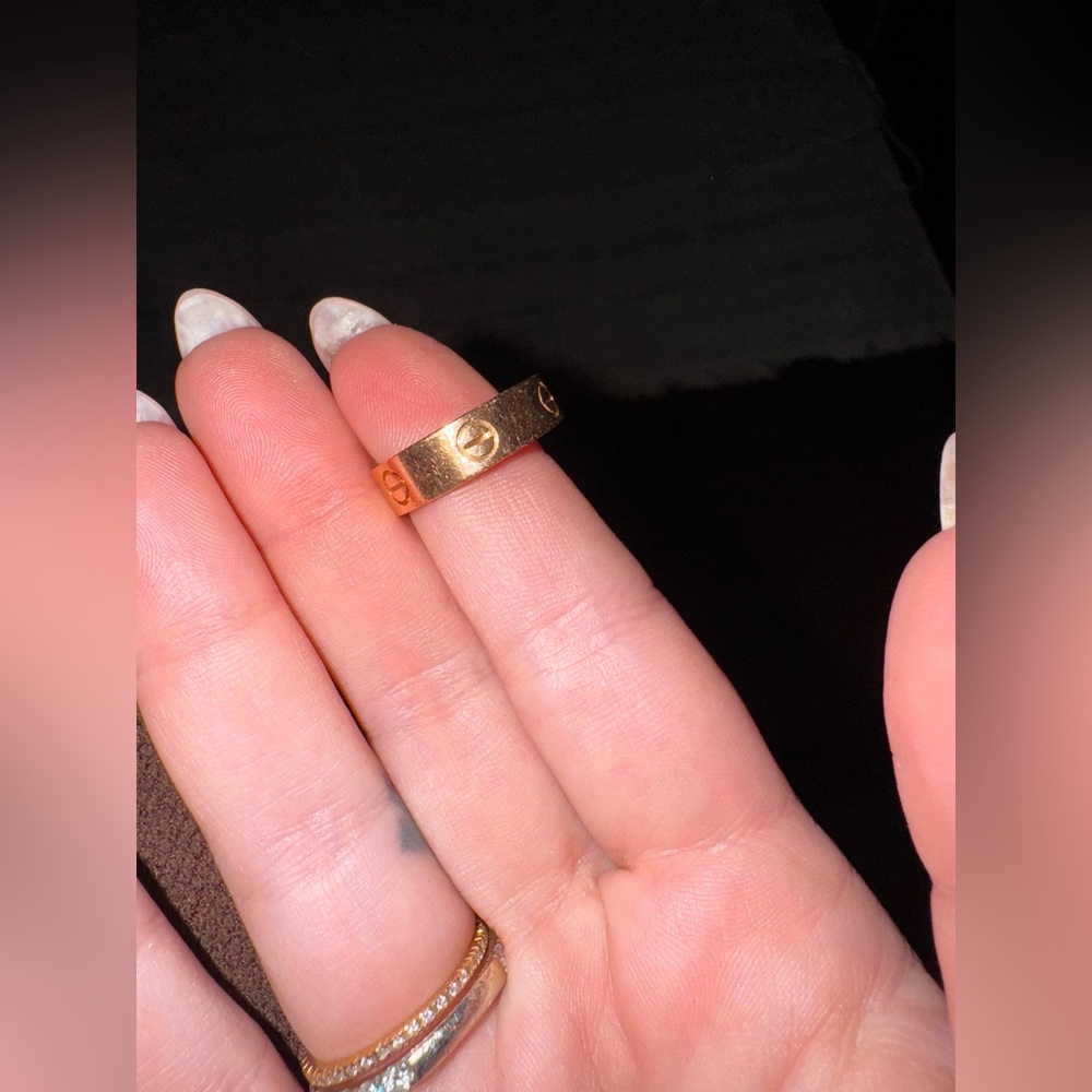 Cartier Classic Rose Gold Love Ring - Picture 2 of 8